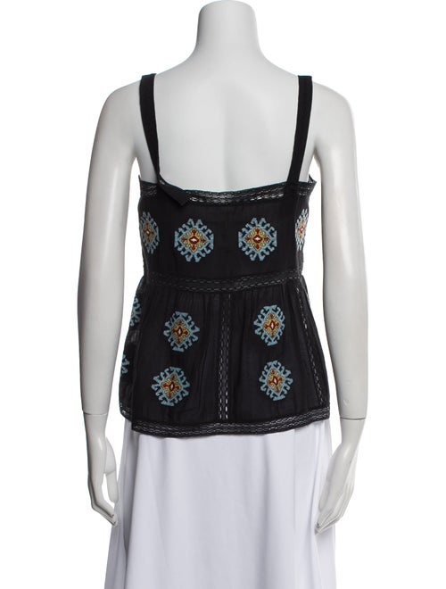 The Great Printed Square Neckline Crop Top