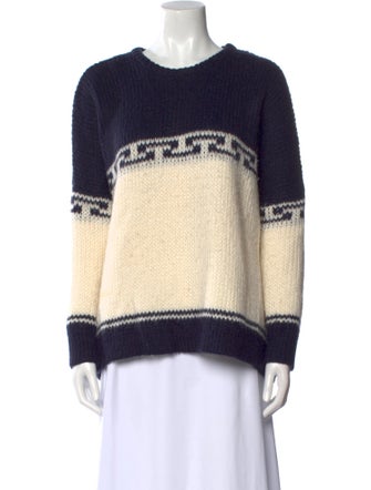 The Great Striped Crew Neck Sweater