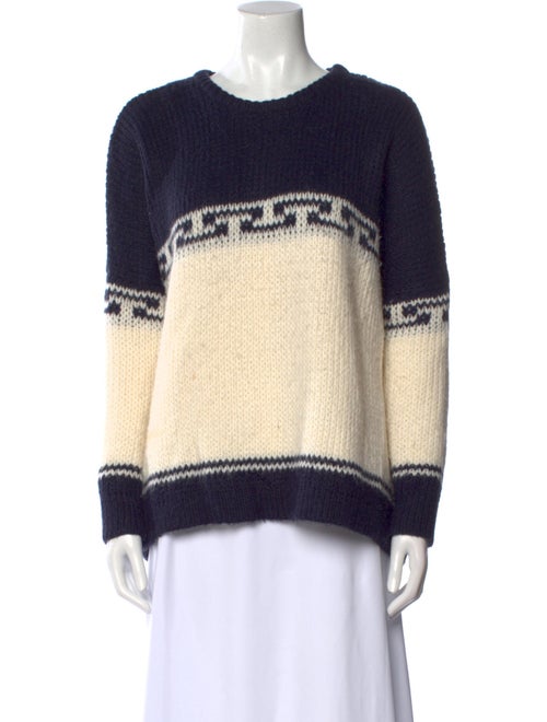 The Great Striped Crew Neck Sweater