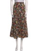 The Great Floral Print Midi Length Skirt