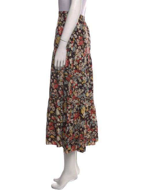 The Great Floral Print Midi Length Skirt