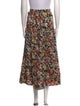 The Great Floral Print Midi Length Skirt