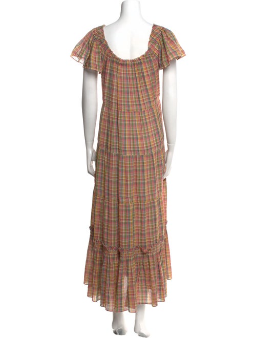 The Great Plaid Print Long Dress