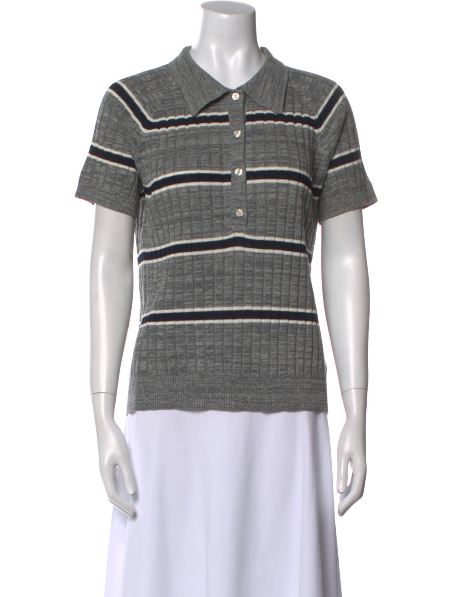 The Great Striped Short Sleeve Polo