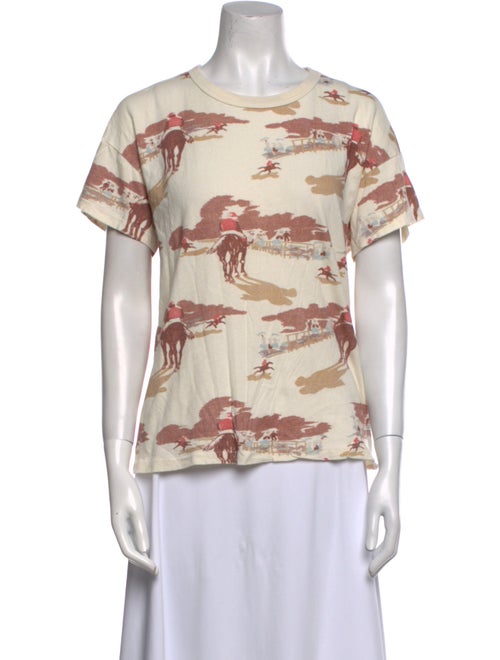 The Great Printed Bateau Neckline T-Shirt