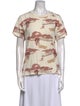 The Great Printed Bateau Neckline T-Shirt