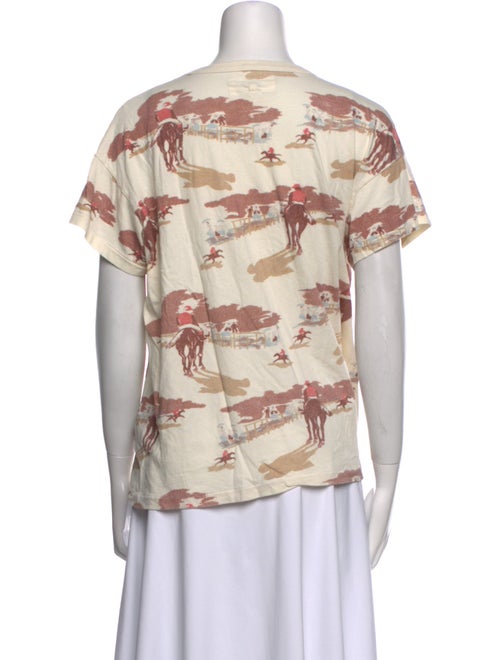 The Great Printed Bateau Neckline T-Shirt