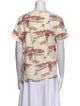 The Great Printed Bateau Neckline T-Shirt