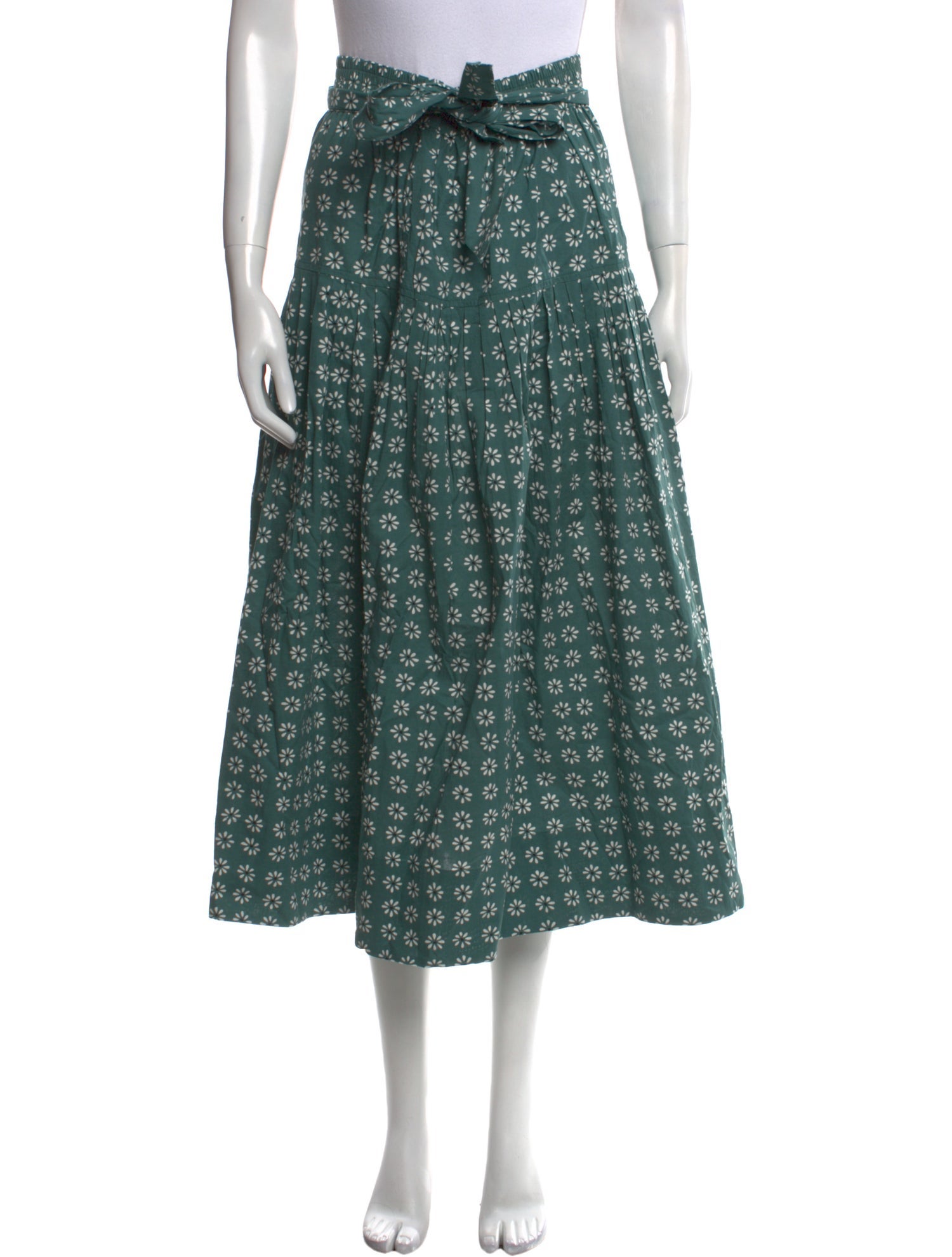 The Great Floral Print Midi Length Skirt