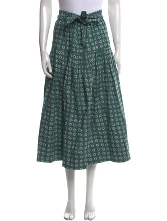 The Great Floral Print Midi Length Skirt