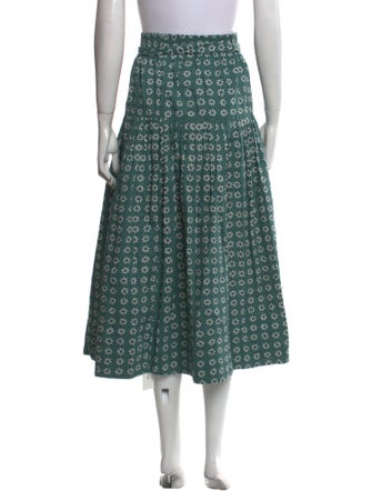 The Great Floral Print Midi Length Skirt