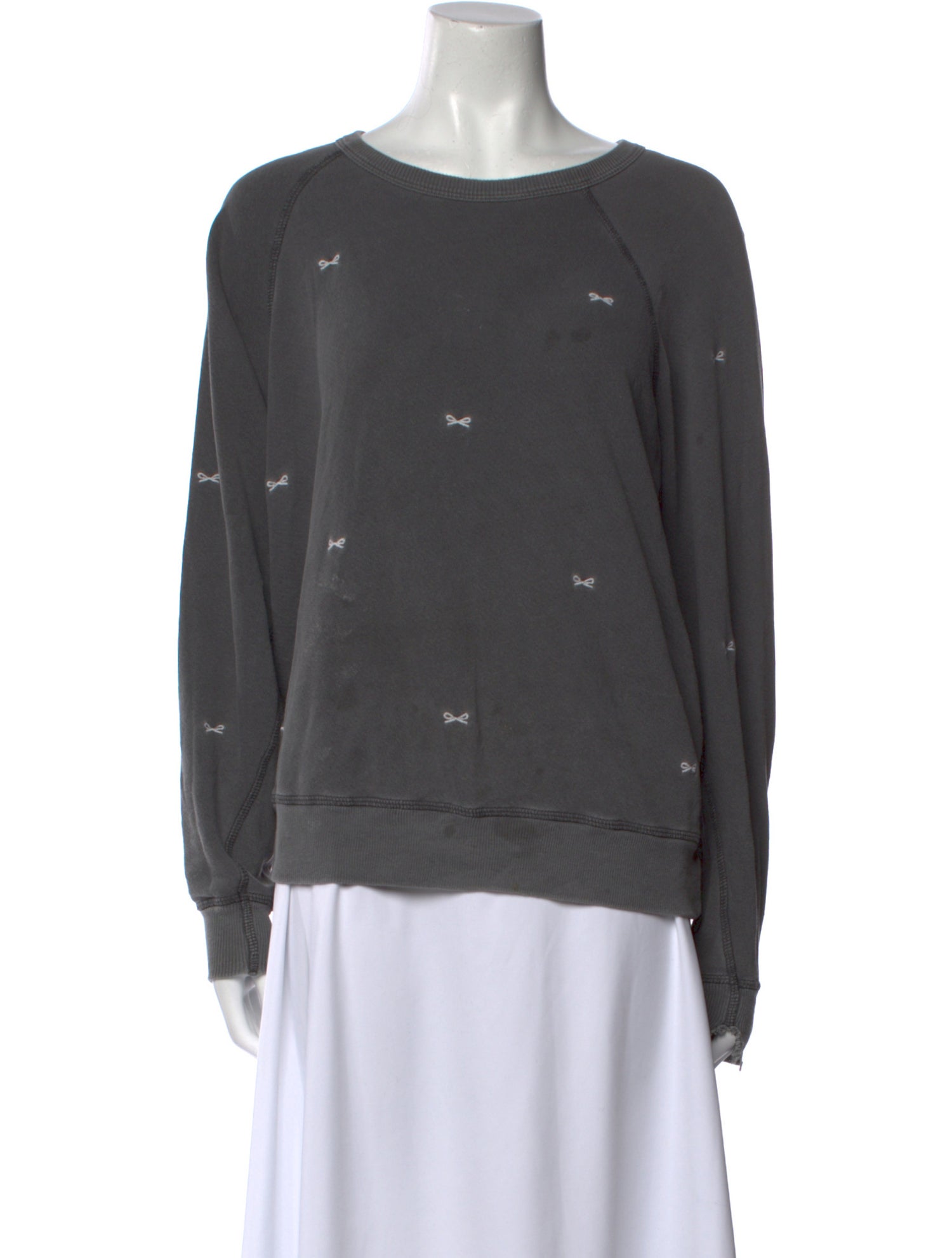 The Great Scoop Neck Long Sleeve Sweatshirt