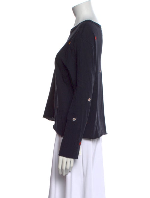 The Great Bateau Neckline Long Sleeve Button-Up Top