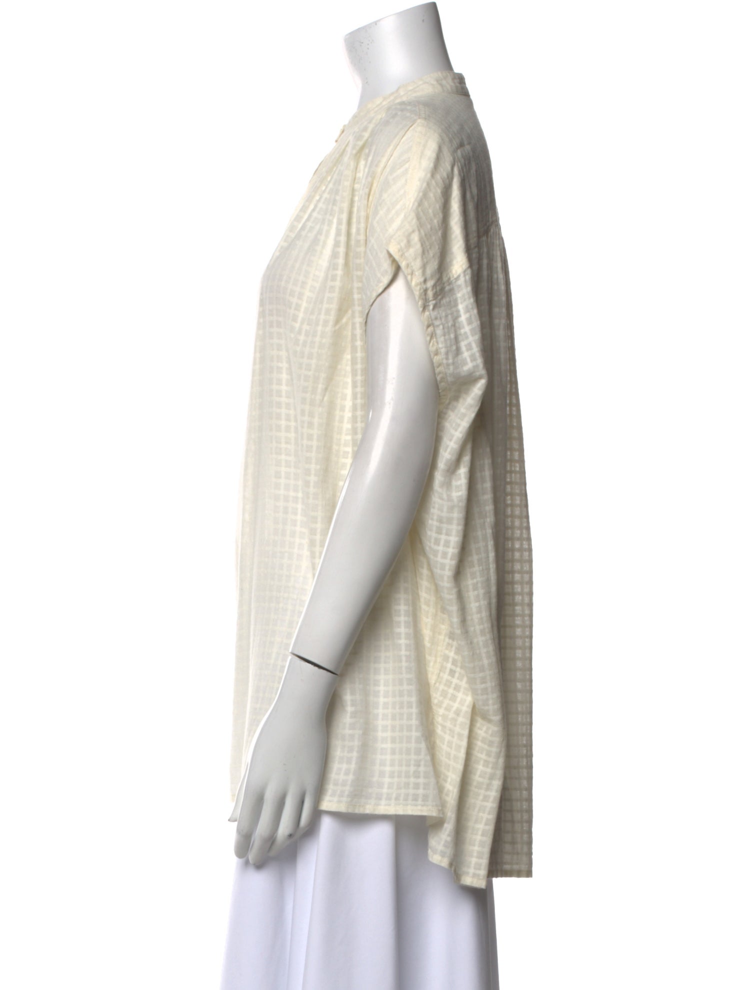 The Great Plaid Print Crew Neck Polo