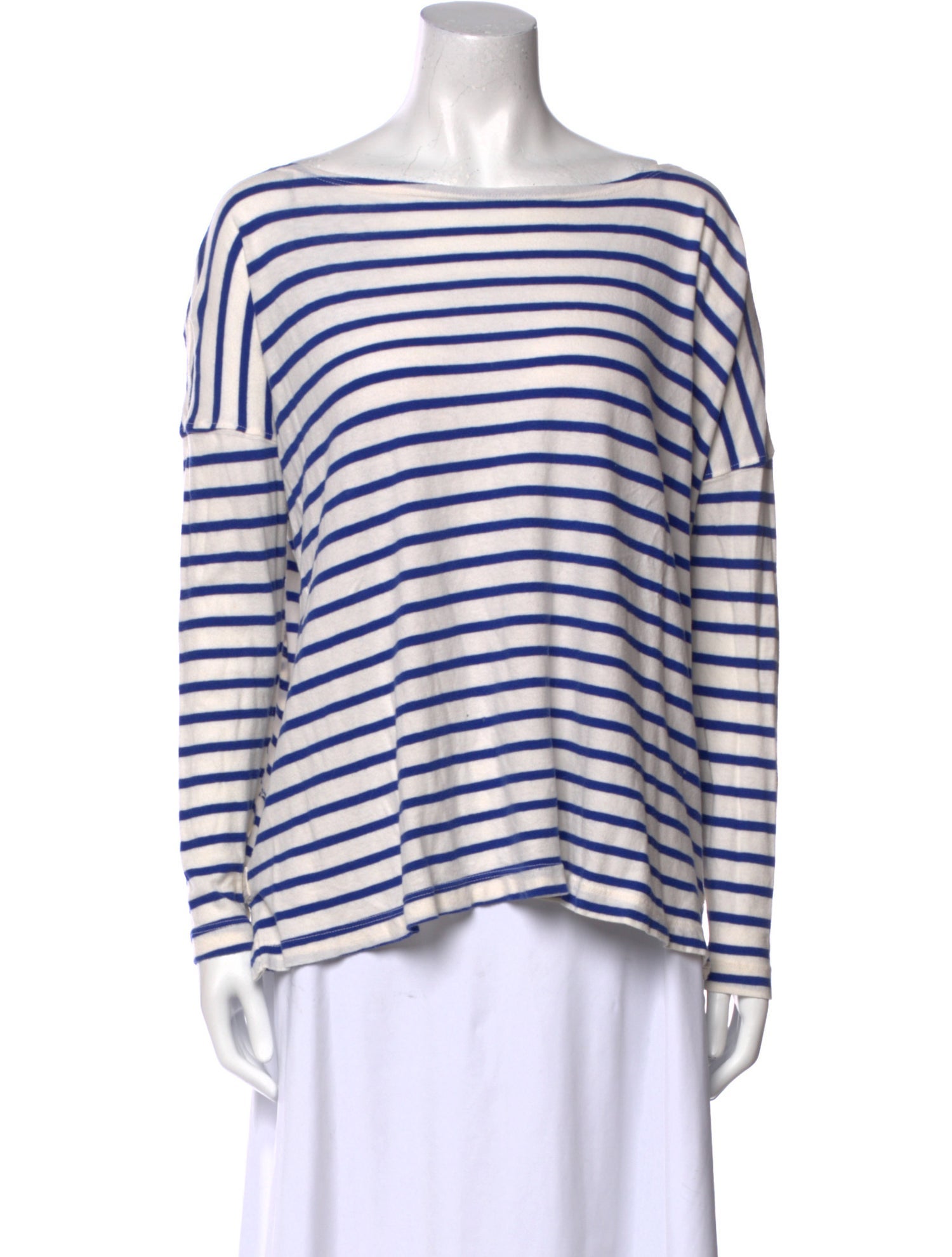The Great Striped Scoop Neck T-Shirt