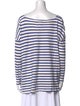 The Great Striped Scoop Neck T-Shirt