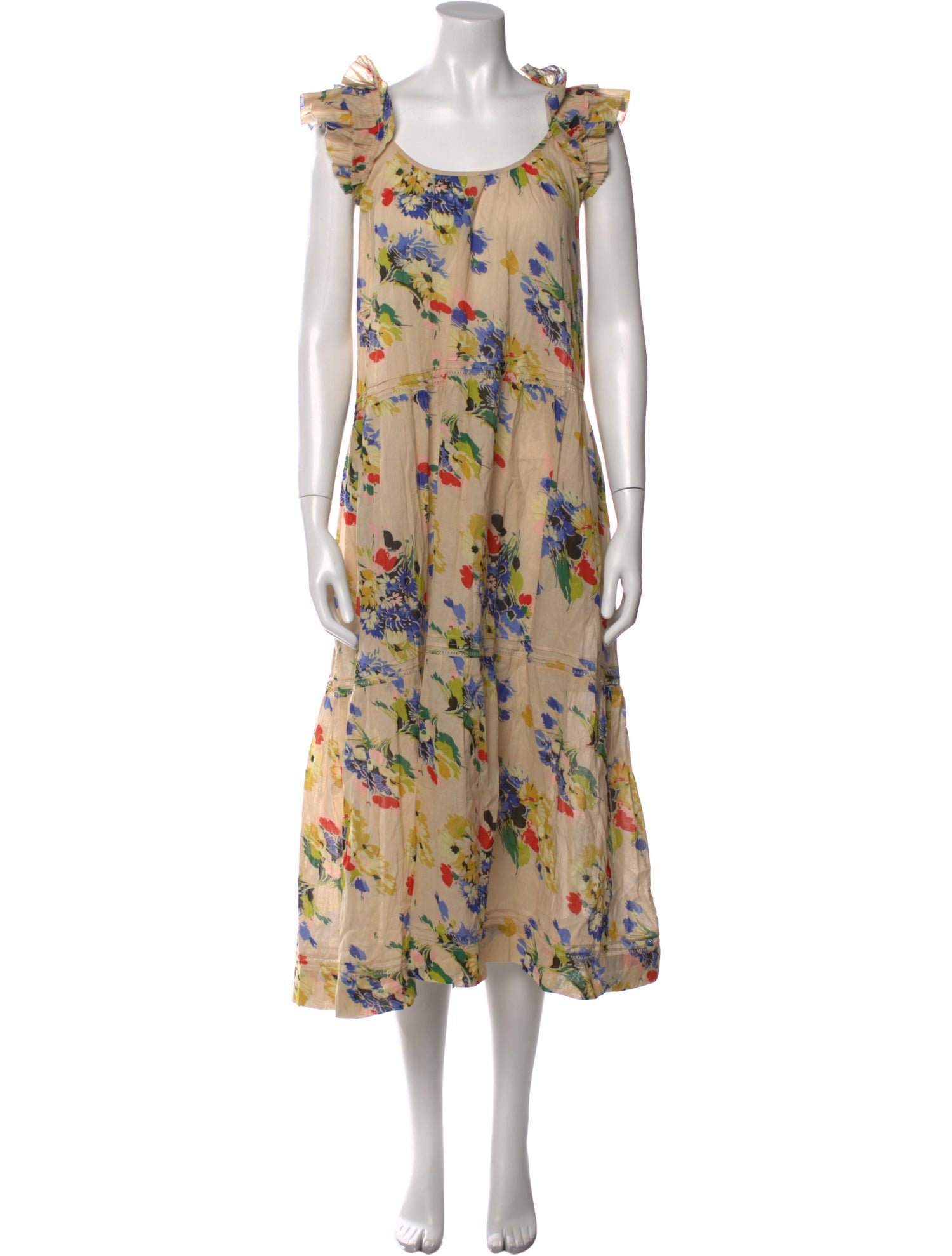 The Great Floral Print Midi Length Dress