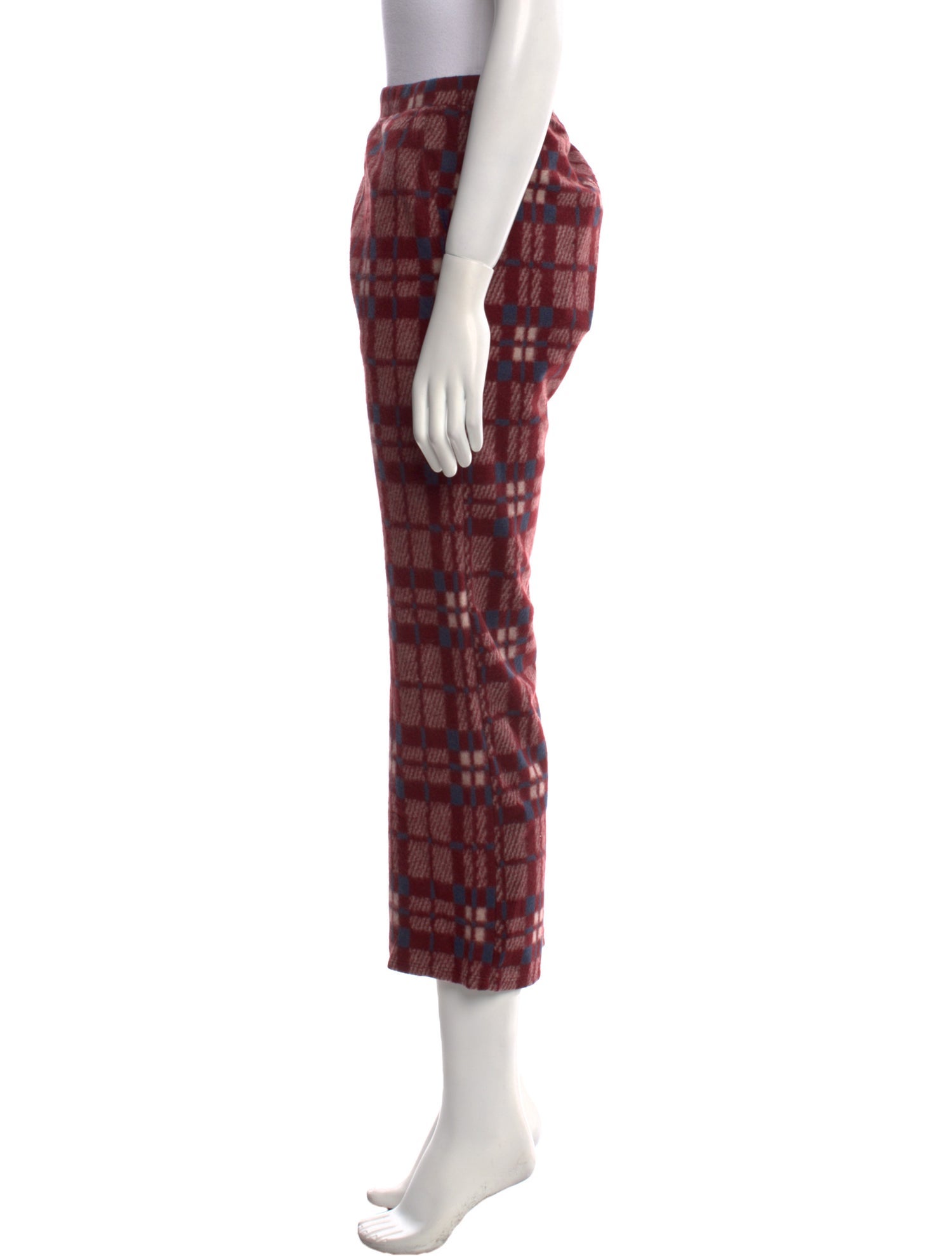 The Great Plaid Print Straight Leg Pants