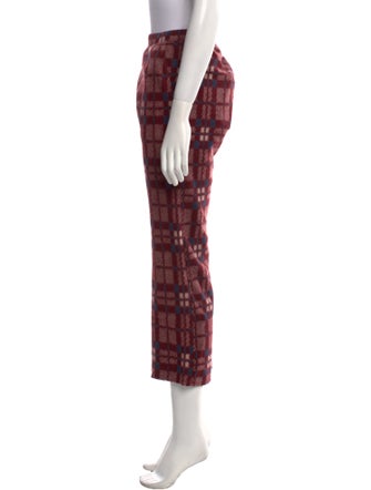 The Great Plaid Print Straight Leg Pants