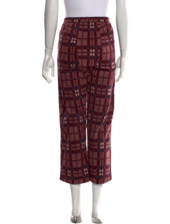 The Great Plaid Print Straight Leg Pants