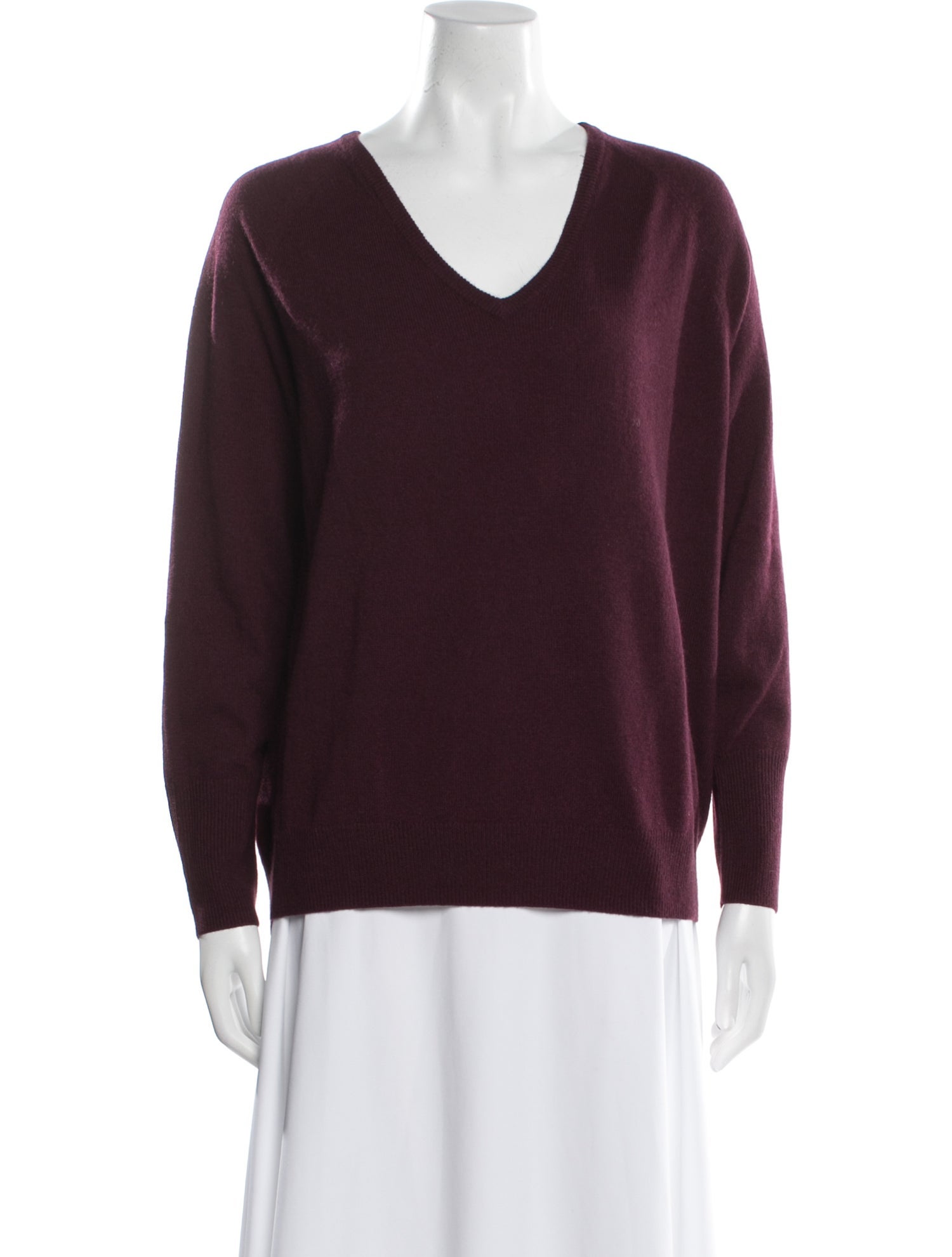 The Great Cashmere V-Neck Sweater