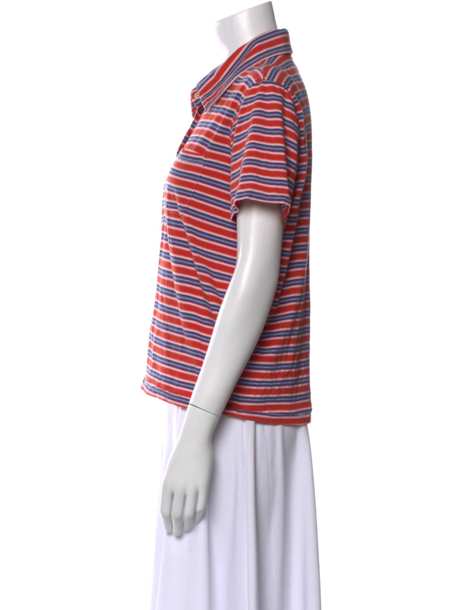 The Great Striped Short Sleeve Polo