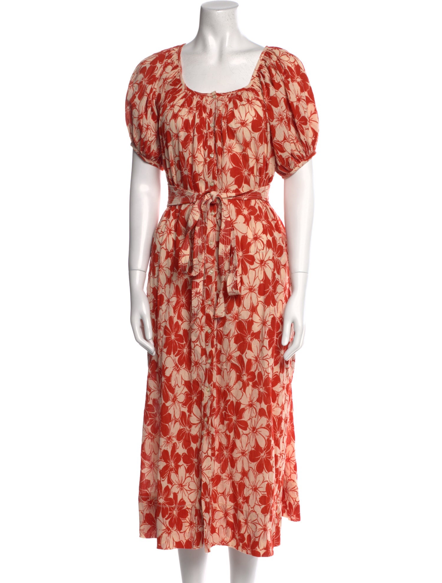 The Great Floral Print Midi Length Dress w/ Tags