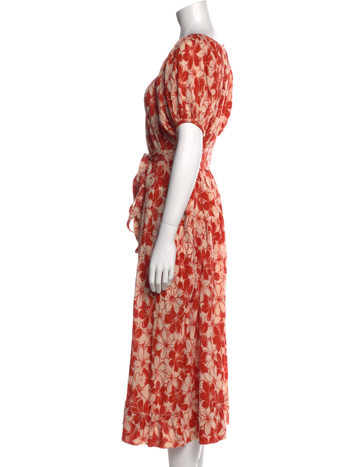 The Great Floral Print Midi Length Dress w/ Tags