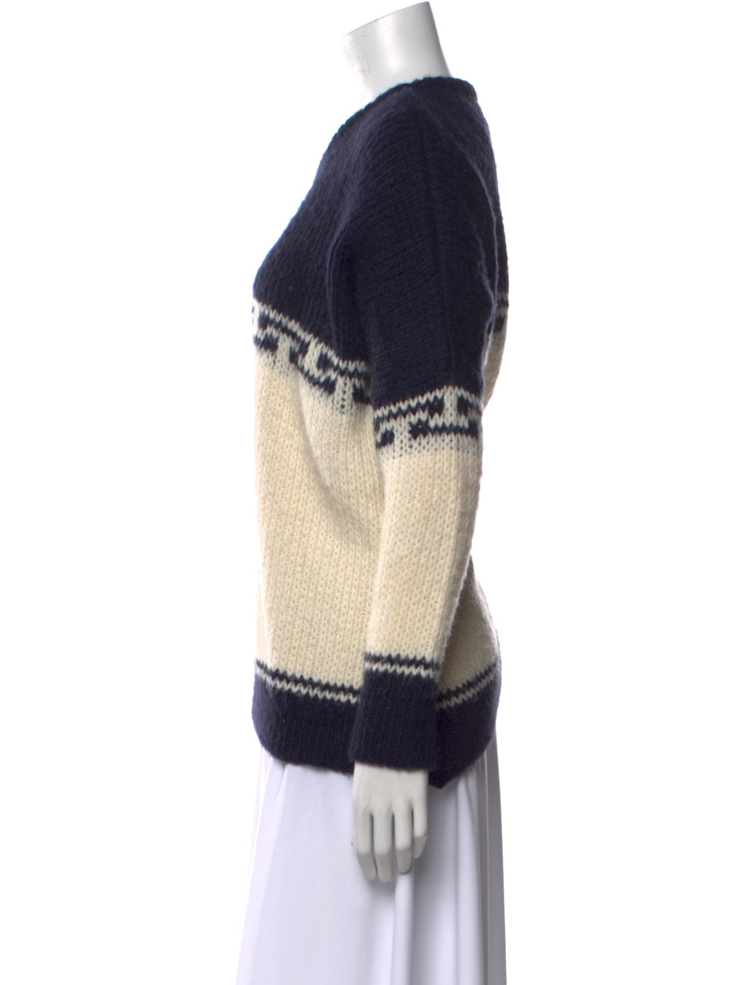 The Great Striped Crew Neck Sweater