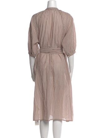 The Great Striped Midi Length Dress