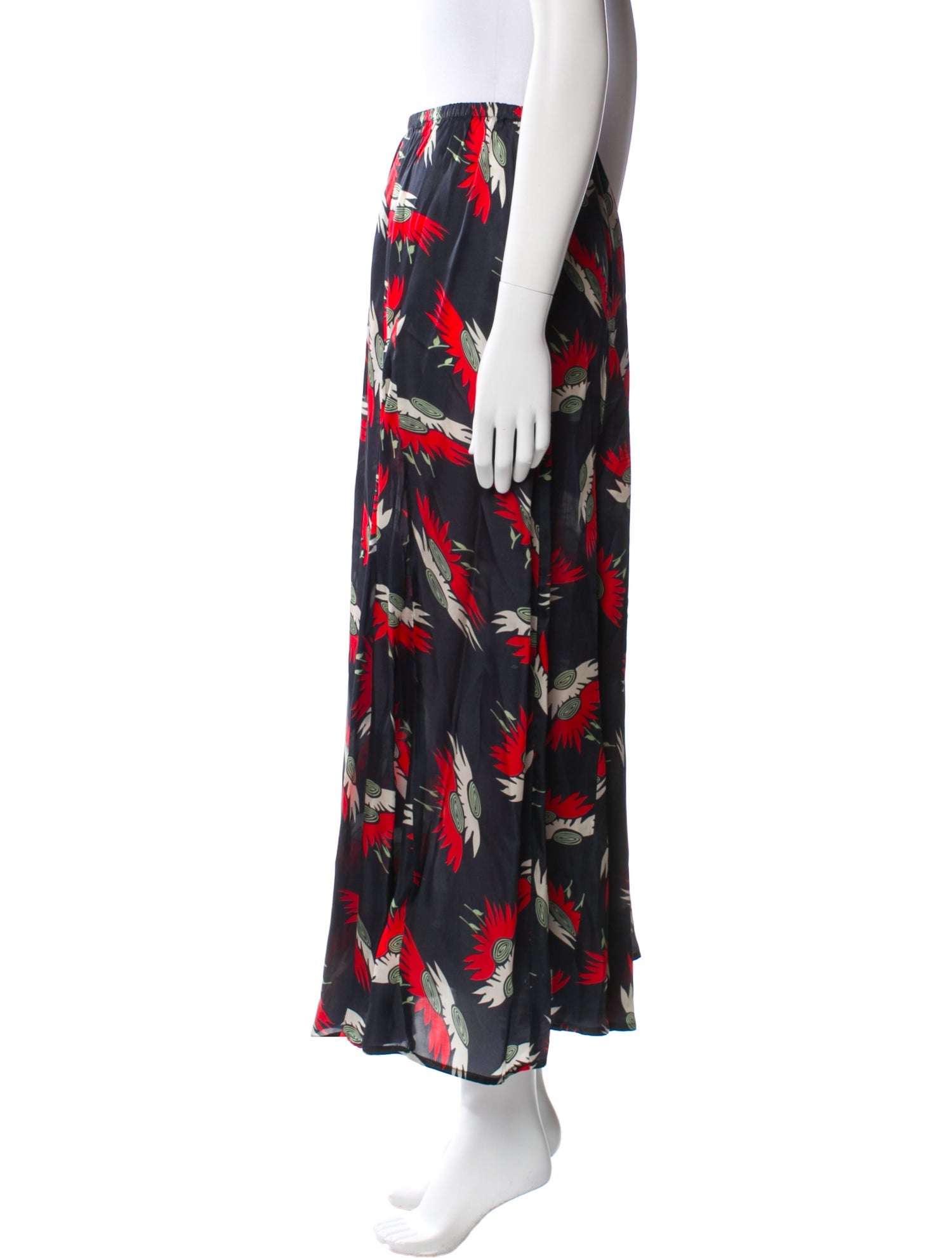 The Great Floral Print Midi Length Skirt