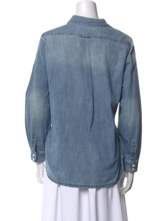 The Great Long Sleeve Button-Up Top