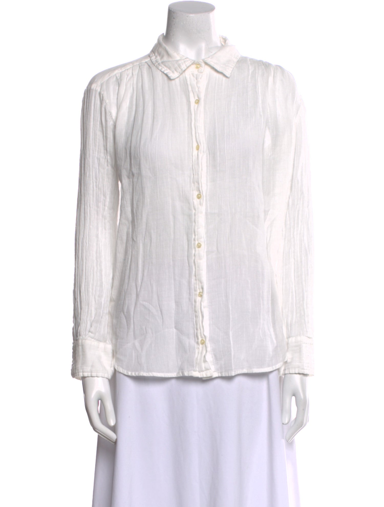 The Great Long Sleeve Button-Up Top