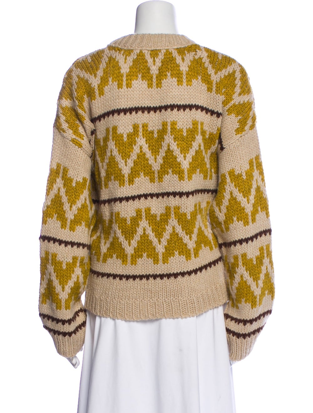 The Great Pullover Yellow Printed Embroidered Acc… - image 3