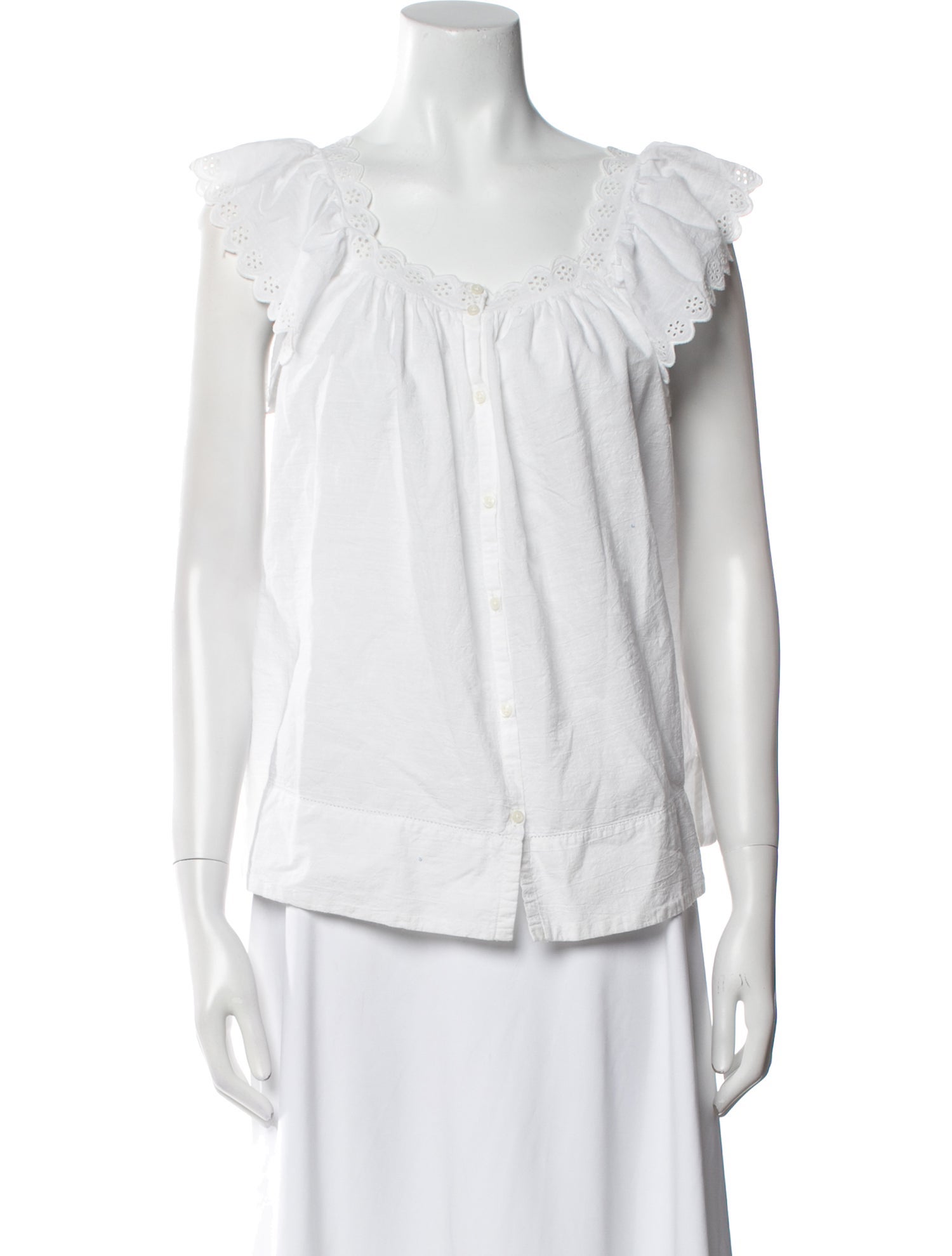 The Great Scoop Neck Short Sleeve Polo