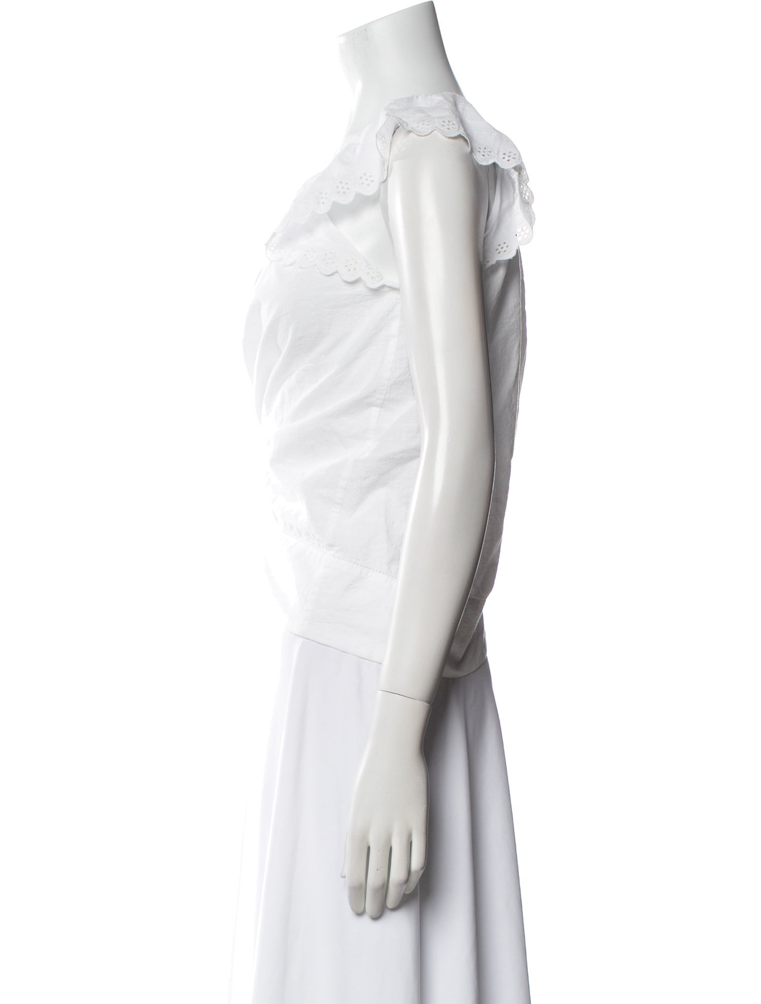 The Great Scoop Neck Short Sleeve Polo