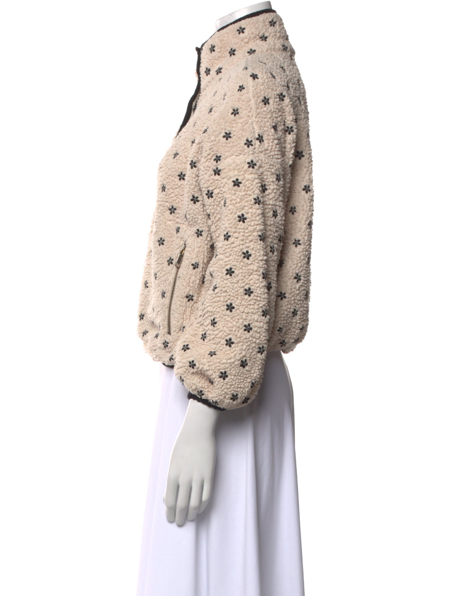 The Great Printed Mock Neck Sweater