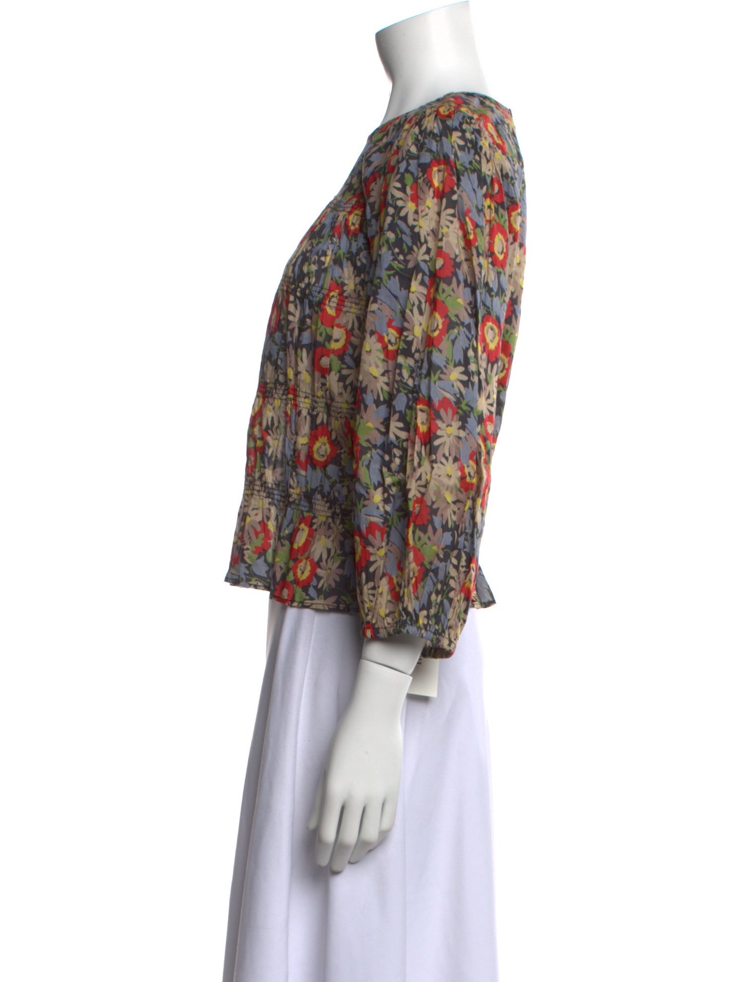 The Great Floral Print Crew Neck Crop Top w/ Tags