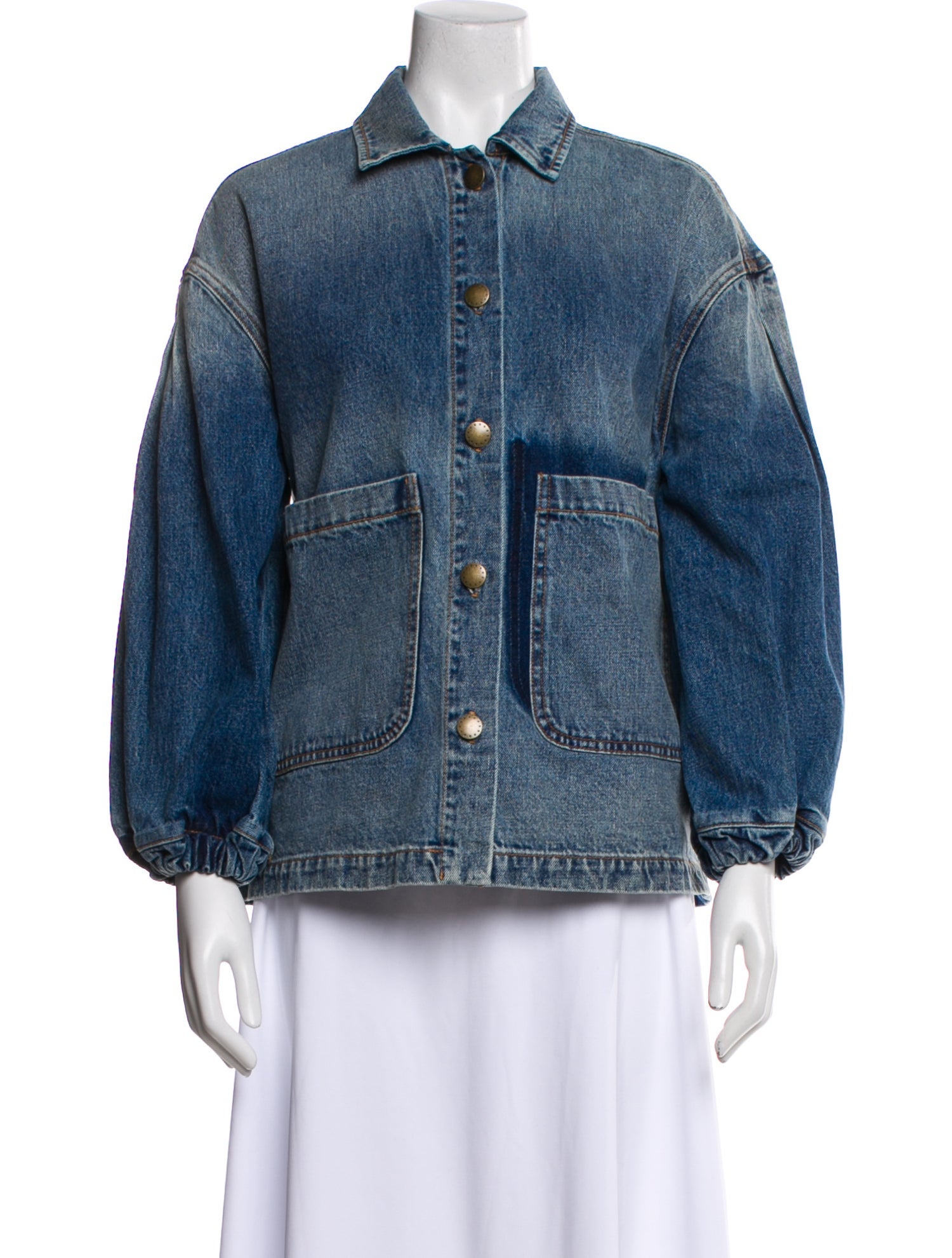 The Great Printed Denim Jacket