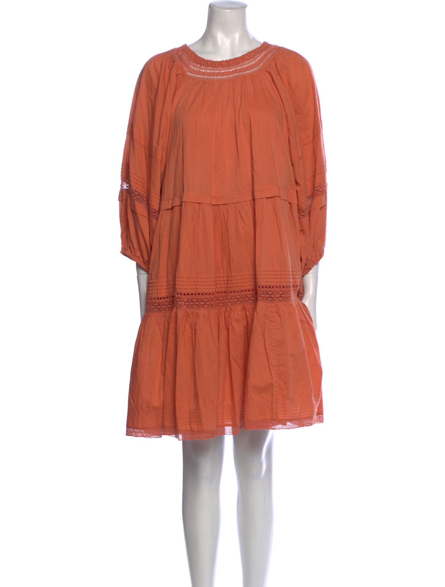 The Great Scoop Neck Mini Dress