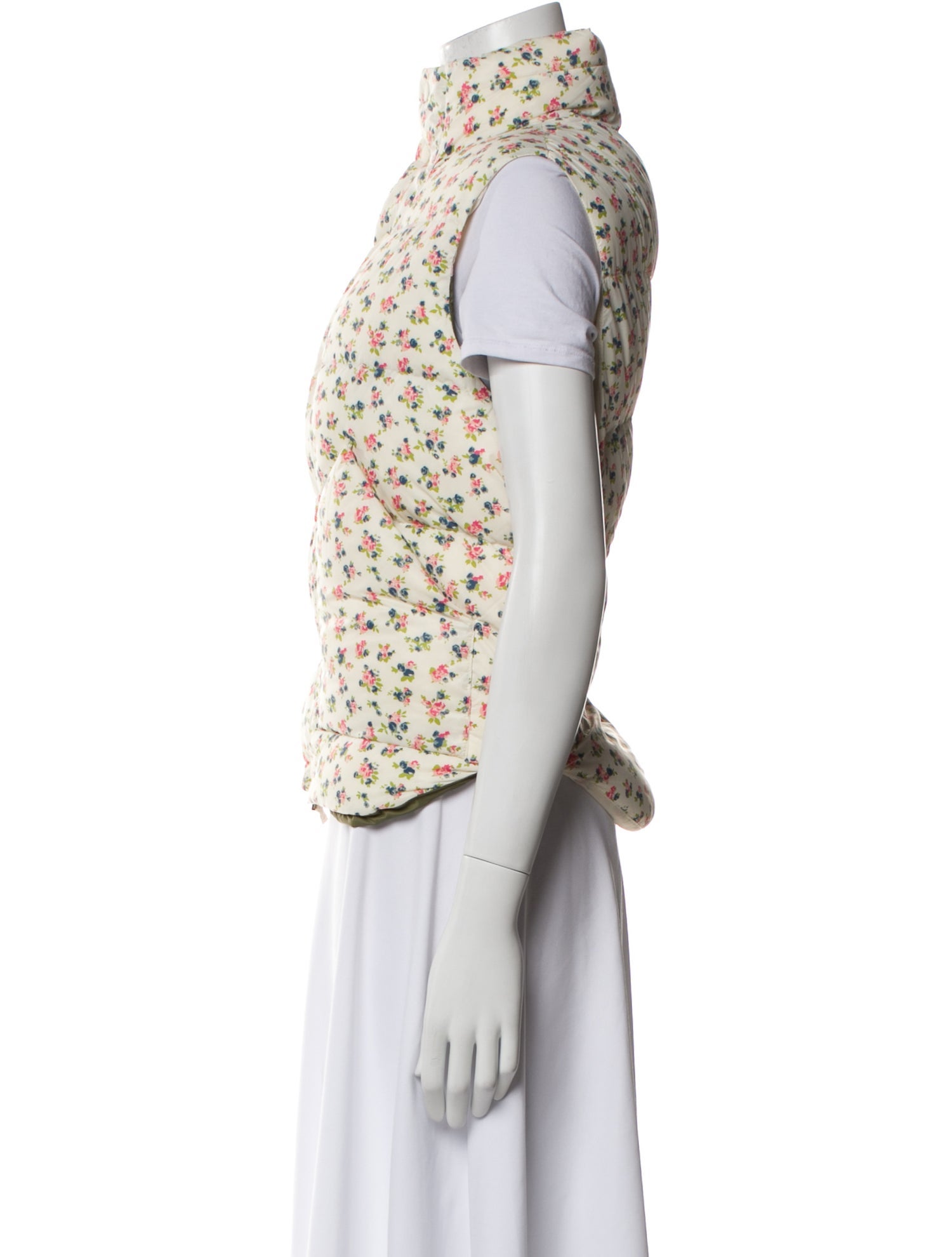 The Great Nylon Floral Print Down Jacket