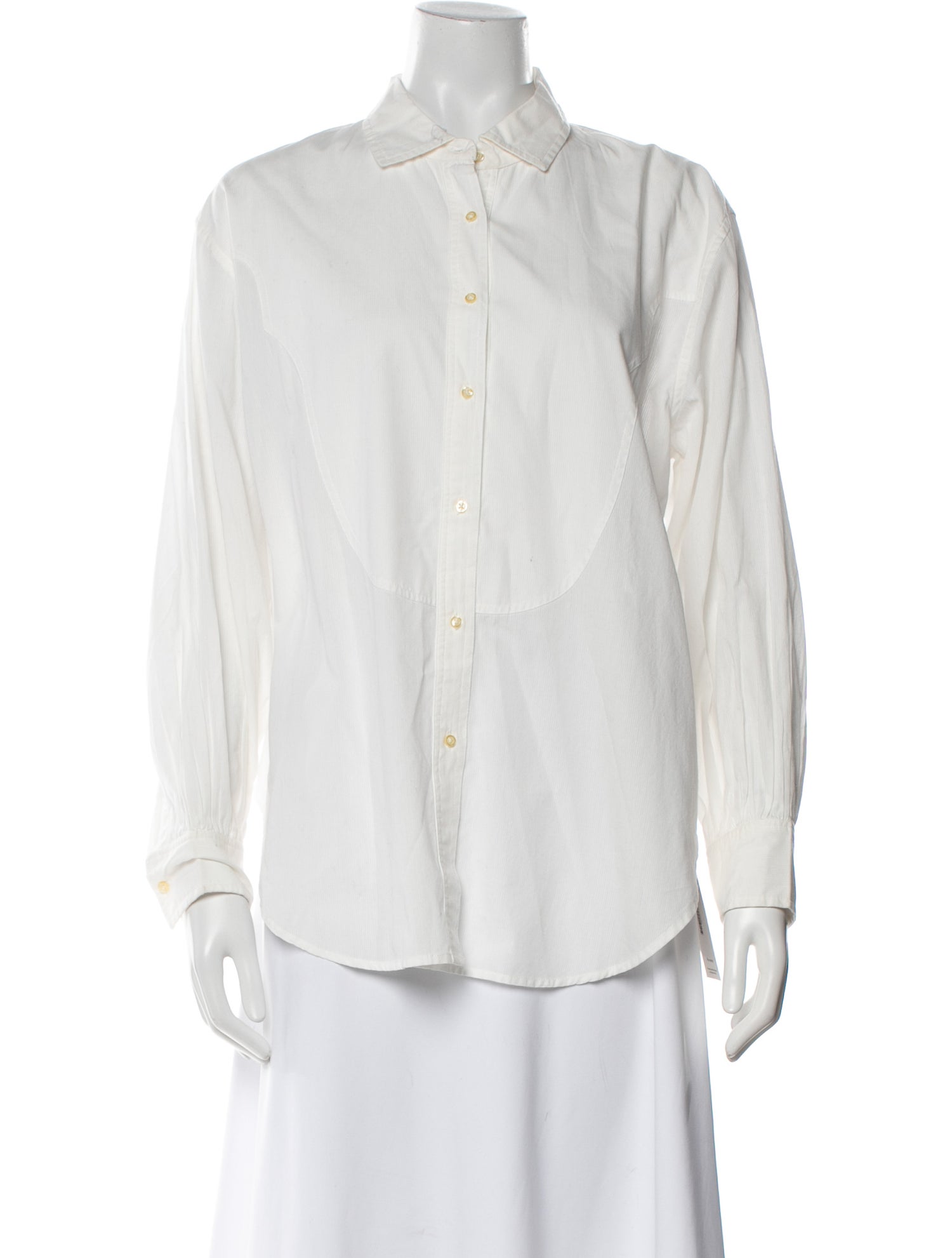 The Great Long Sleeve Button-Up Top