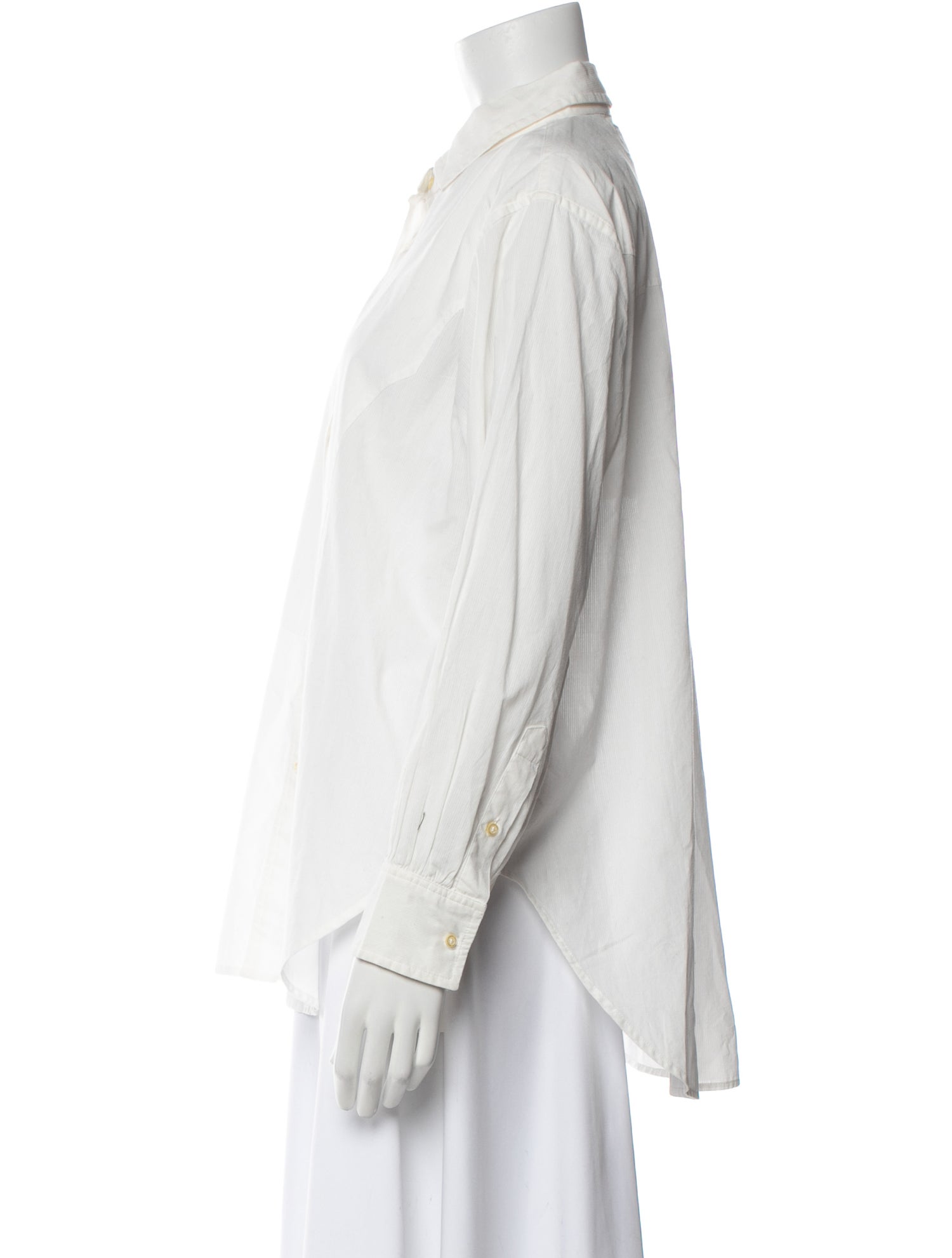 The Great Long Sleeve Button-Up Top