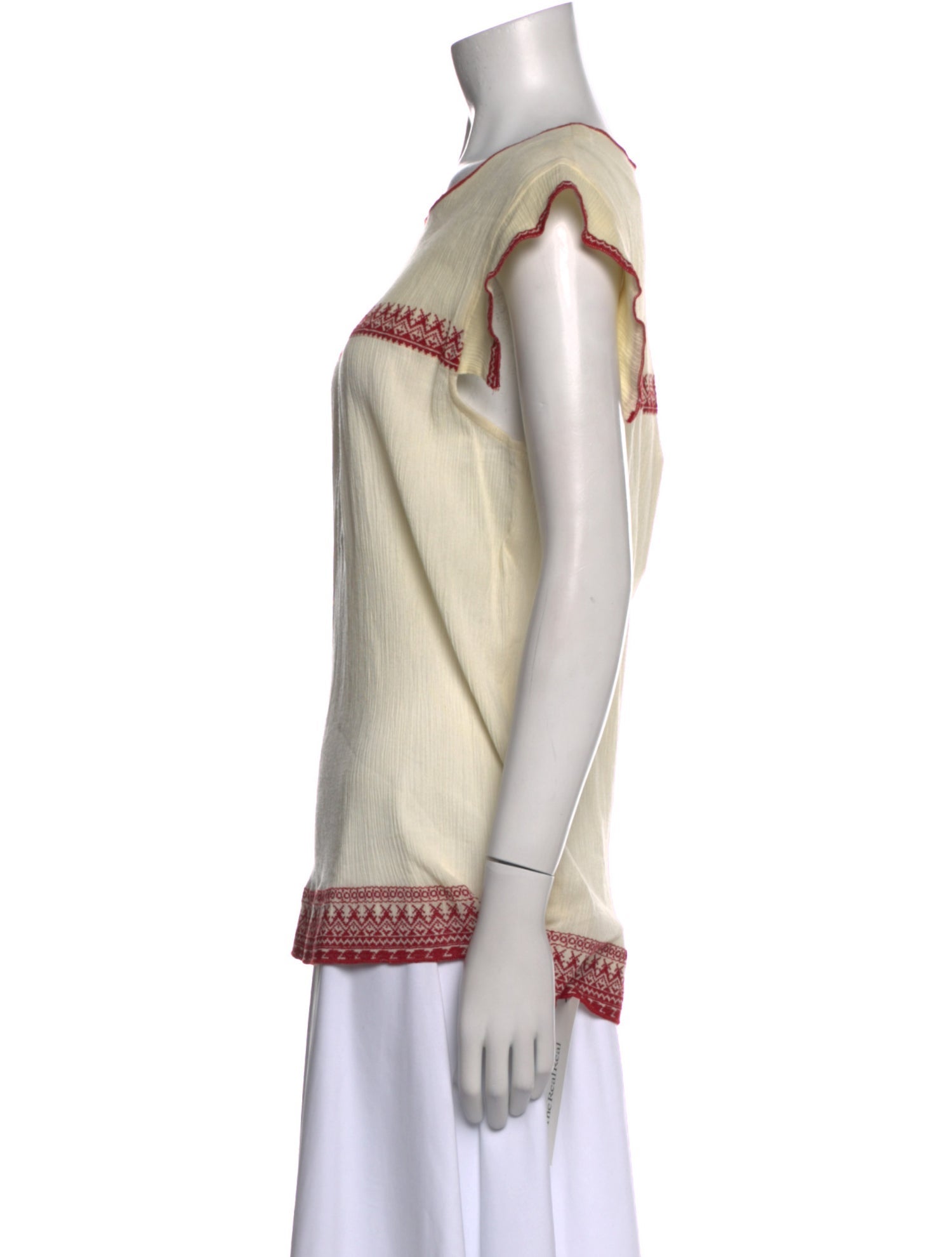 The Great Colorblock Pattern Scoop Neck Top w/ Tags