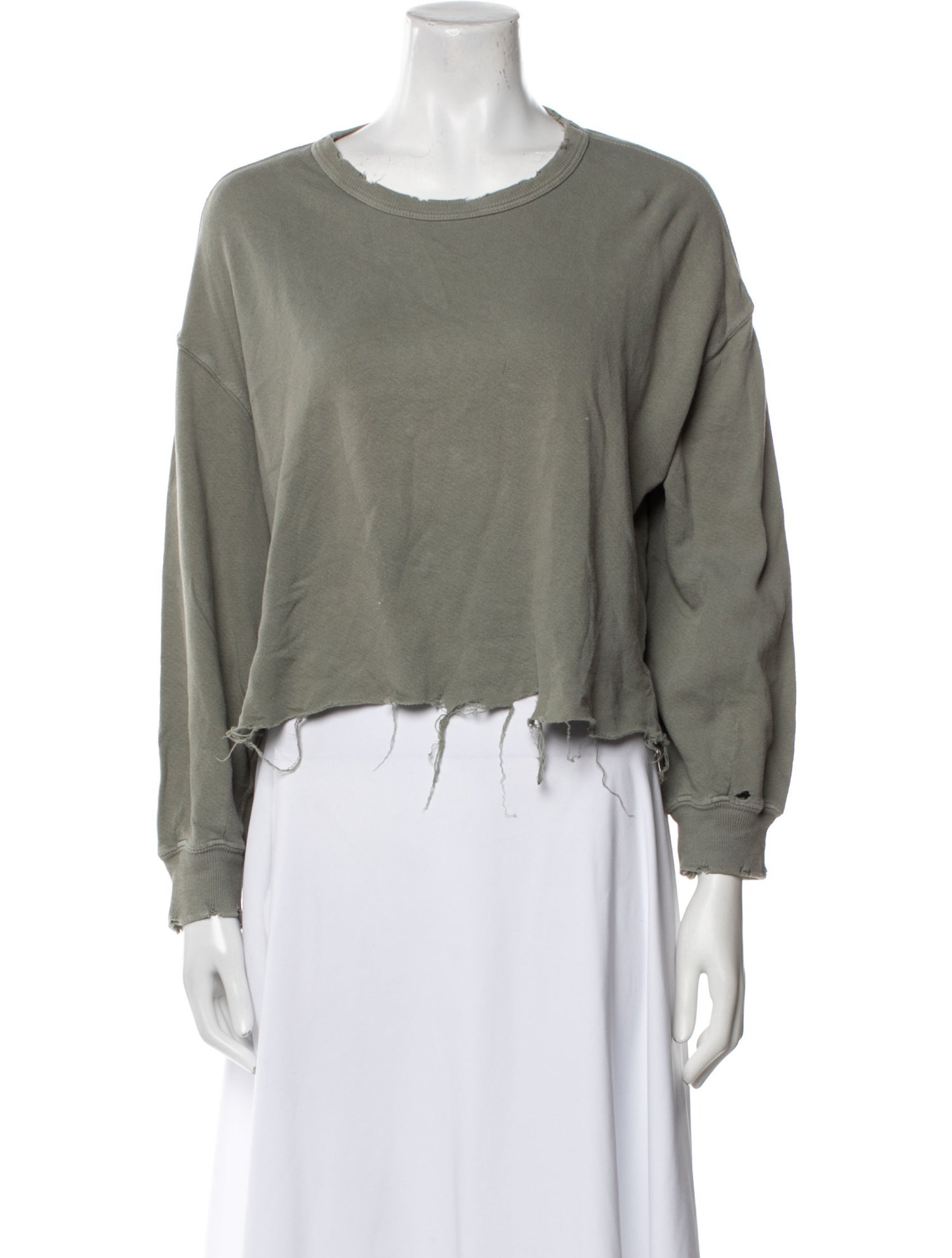 The Great Scoop Neck Long Sleeve Sweatshirt