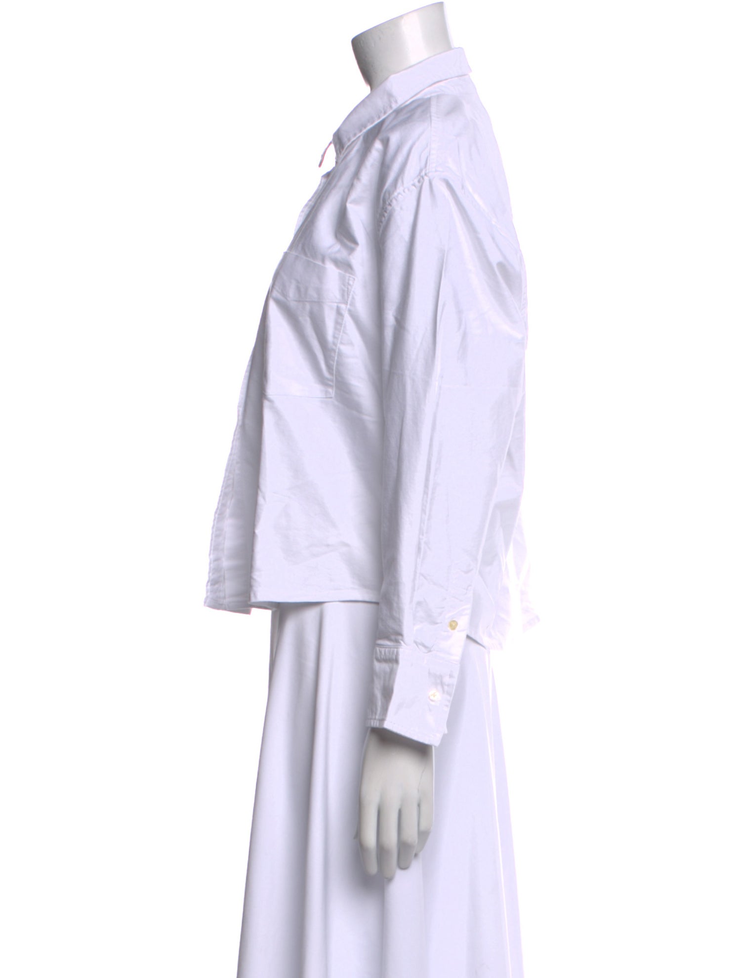 The Great Long Sleeve Button-Up Top