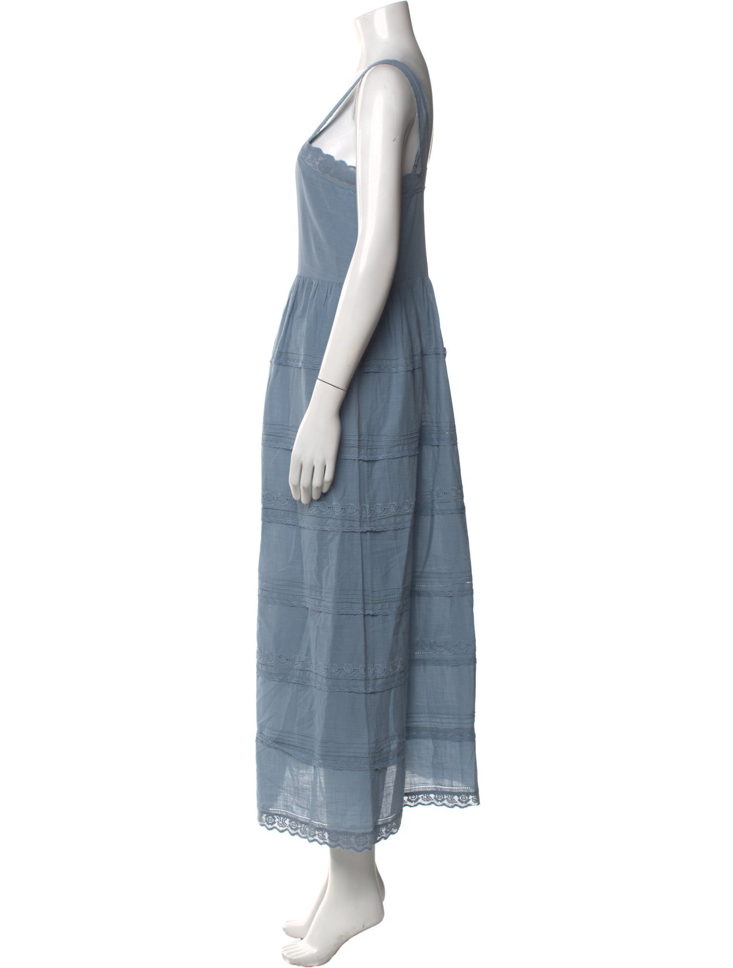 The Great Square Neckline Long Dress w/ Tags