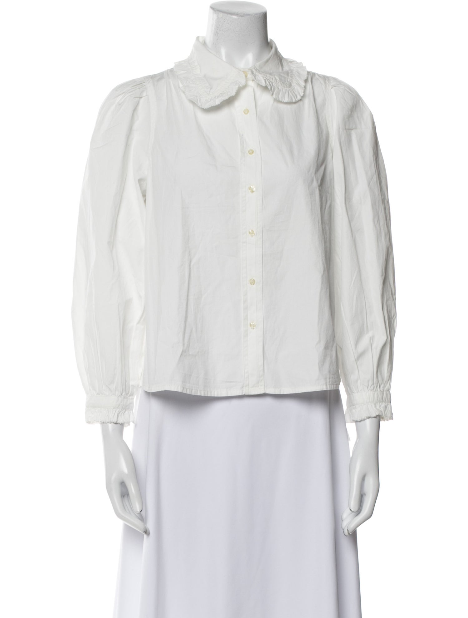 The Great Three-Quarter Sleeve Button-Up Top w/ Tags