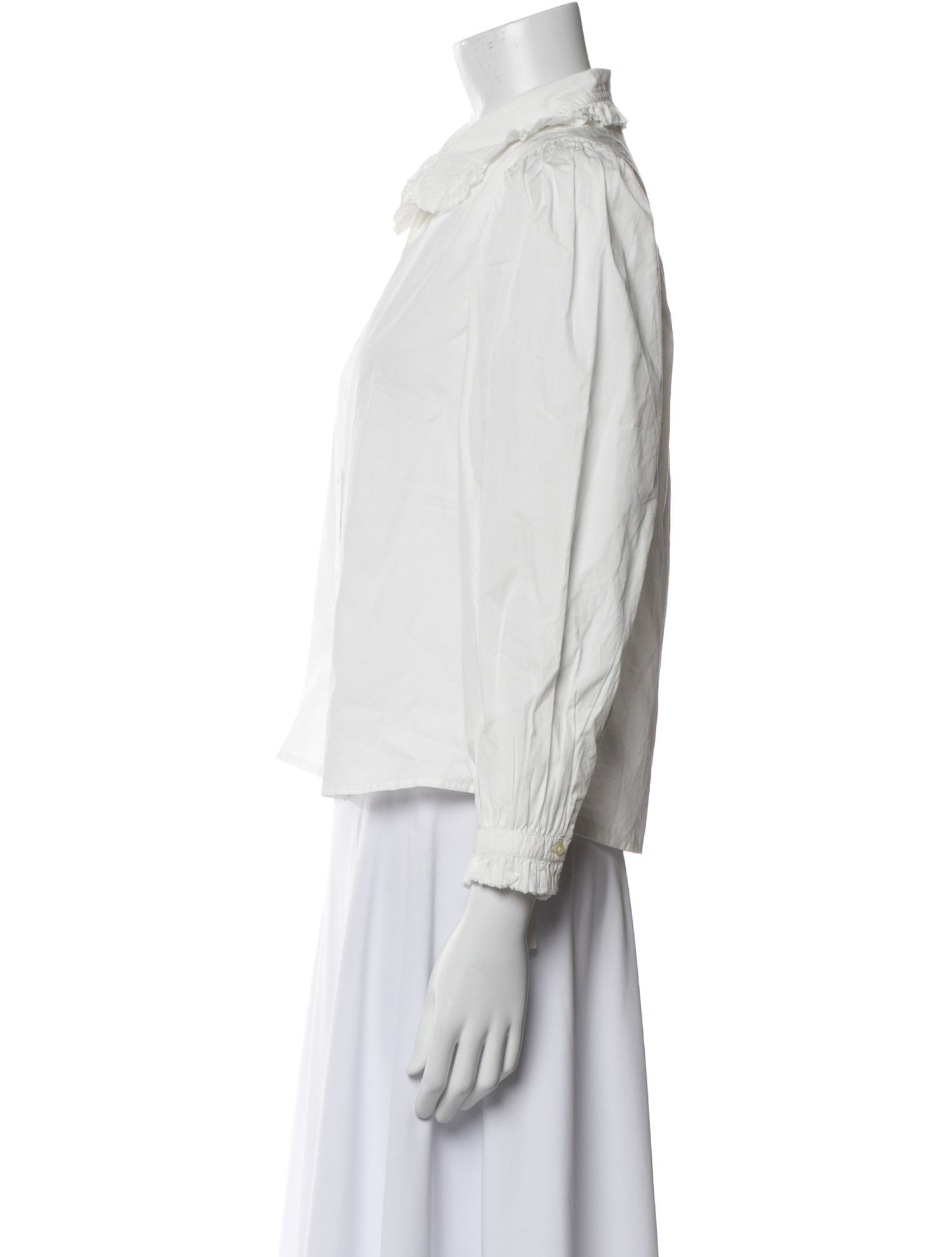 The Great Three-Quarter Sleeve Button-Up Top w/ Tags