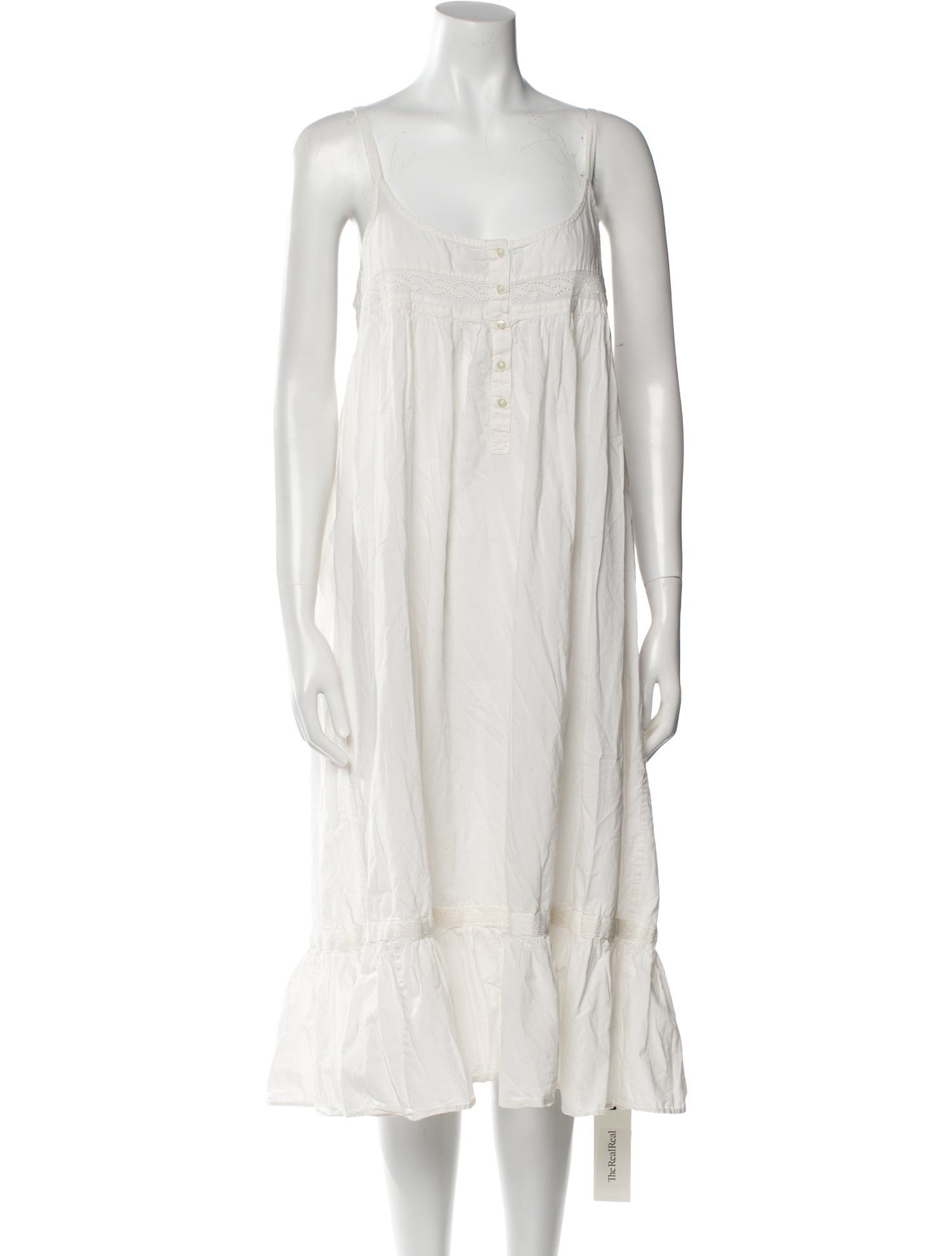 The Great Scoop Neck Midi Length Dress